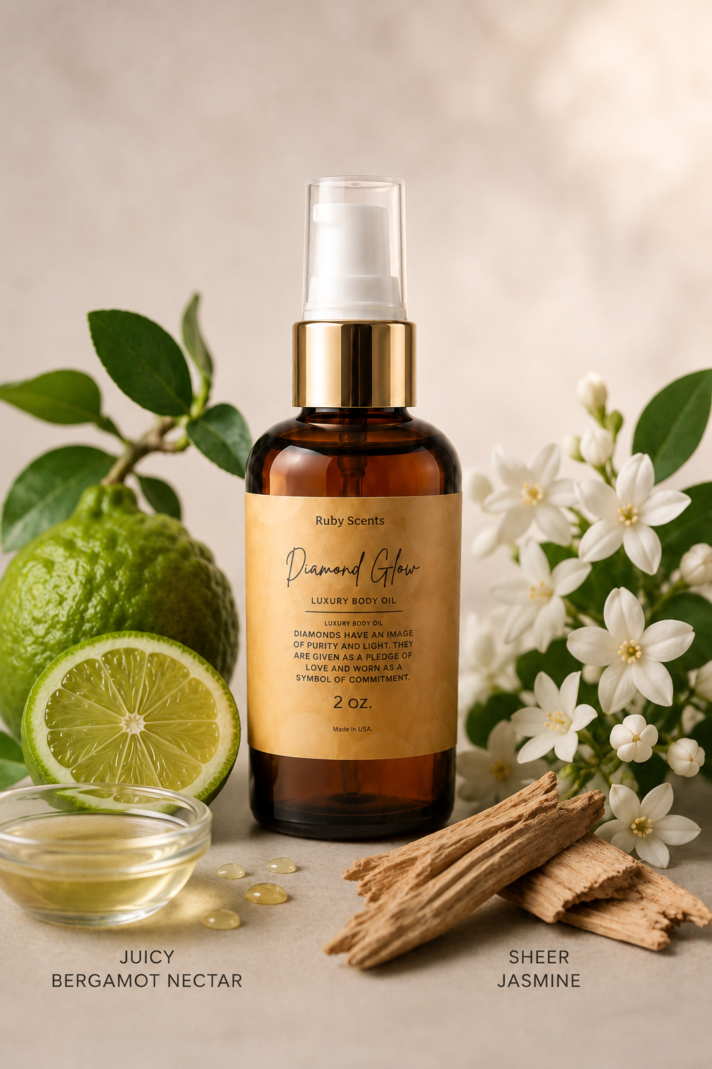 Diamond Glow Luxury Body Oil