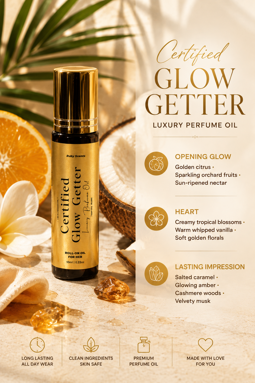 Certified Glow Getter  Perfume Roller Ball